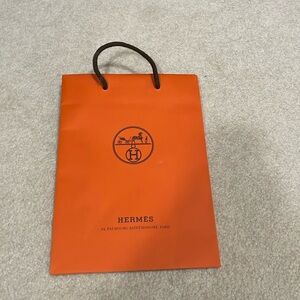Hermes shopping gift bag